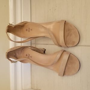 Call It Spring US7.5 vegan suede heels
